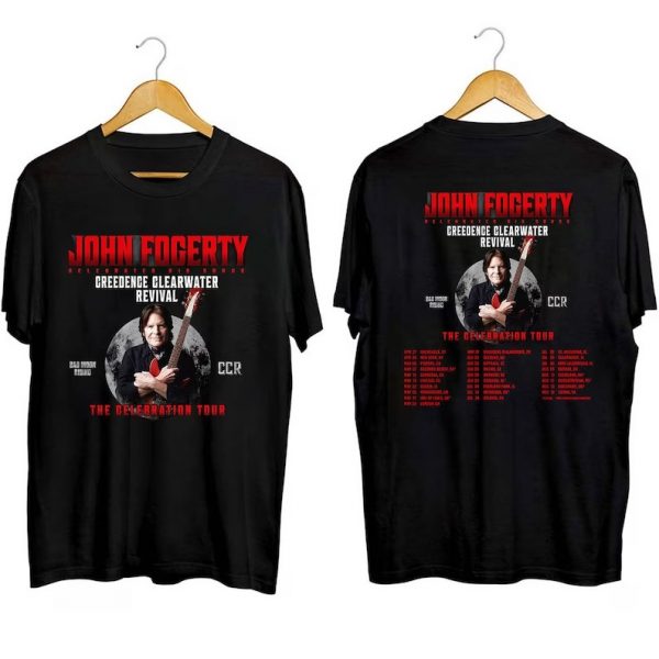 John Fogerty Celebration Tour 2023 Short Sleeve T Shirt