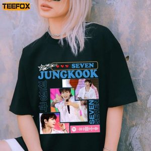 JungKook Seven Music Tour Album Short Sleeve T Shirt