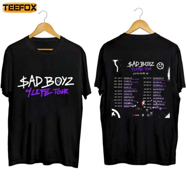 Junior H Sad Boyz Tour 2023 Short Sleeve T Shirt