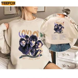 Lovejoy Across The Pond Tour 2023 Adult Short Sleeve T Shirt