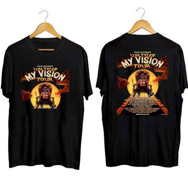 Luh Tyler Rapper My Vision Tour 2023 Short Sleeve T Shirt