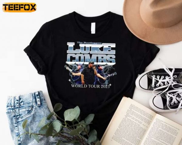 Luke Combs World Tour 2023 Short Sleeve T Shirt