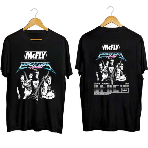 McFly Power to Play Tour 2023 Short Sleeve T Shirt