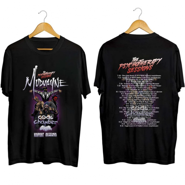 Mudvayne Summer 2023 US Tour With Coal Chamber GWAR Short Sleeve T Shirt