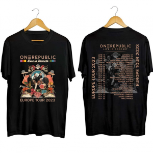 OneRepublic Europe Tour 2023 Short Sleeve T Shirt