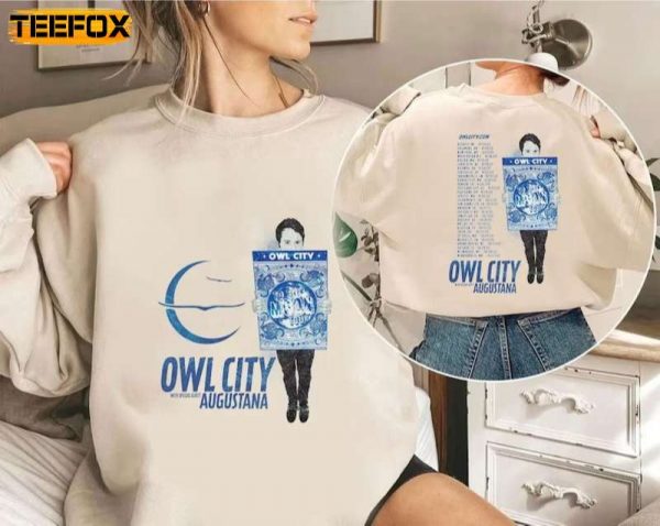 Owl City To The Moon Tour 2023 Adult Short Sleeve T Shirt