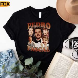 Pedro Pascal Actor Movie Retro Short Sleeve T Shirt