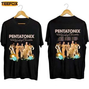 Pentatonix The Most Wonderful Tour Of The Year 2023 Adult Short Sleeve T Shirt