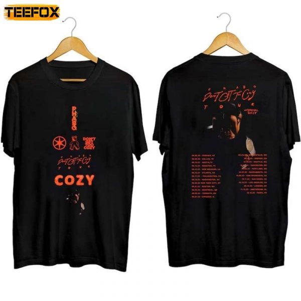 Phabo Don't Get Too Cozy Tour 2023 Adult Short Sleeve T Shirt