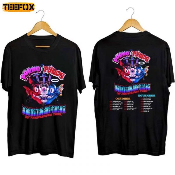 Porno For Pyros 30th Anniversary Tour 2023 Adult Short Sleeve T Shirt