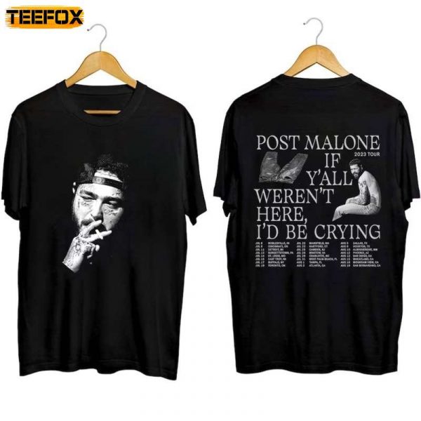 Post Malone 2023 Tour Adult Short Sleeve T Shirt