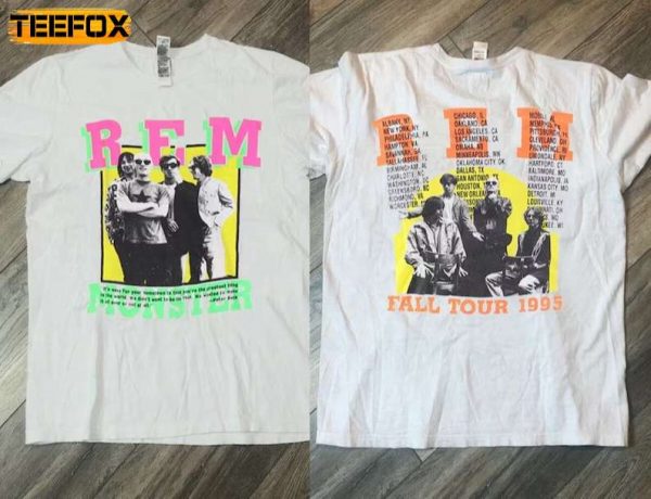 REM Monster Fall Tour 1995 Short Sleeve T Shirt