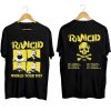 Rancid World Tour 2023 Band Short Sleeve T Shirt