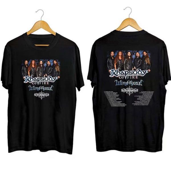 Rhapsody of Fire Tour Concert 2023 Short Sleeve T Shirt