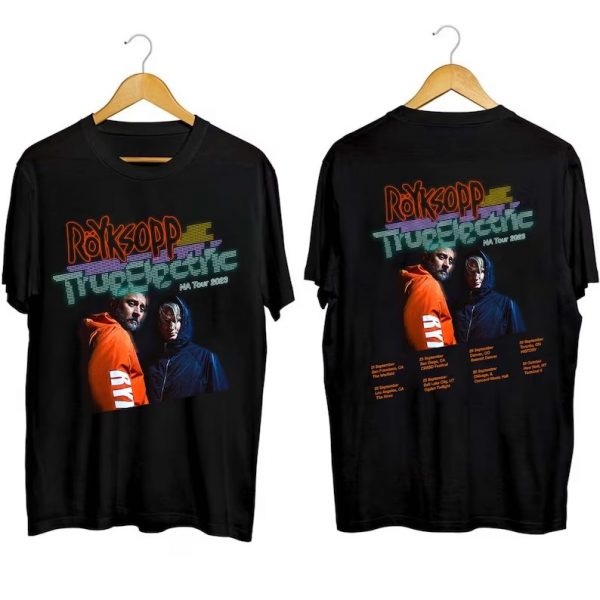 Royksopp True Electric North American Tour 2023 Short Sleeve T Shirt