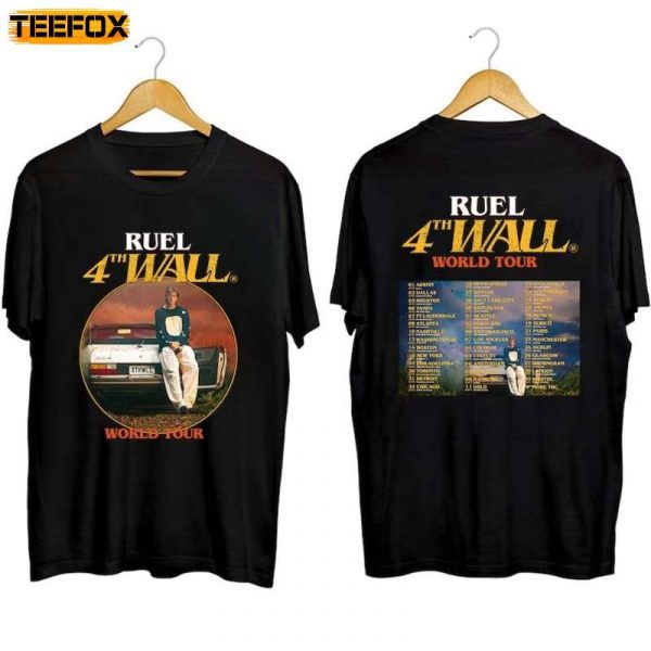 Ruel 4th Wall World Tour 2023 Adult Short Sleeve T Shirt