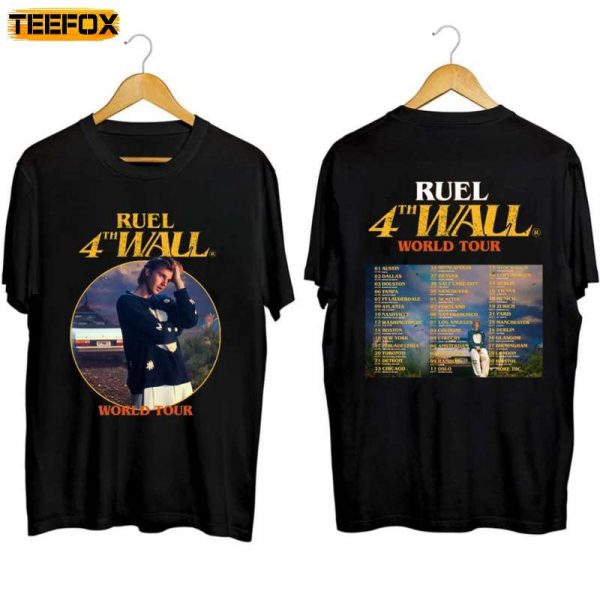 Ruel 4th Wall World Tour 2023 Concert Short Sleeve T Shirt