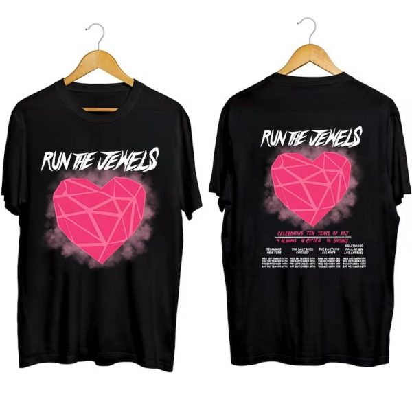 Run The Jewels Tour 2023 Band Music Short Sleeve T Shirt