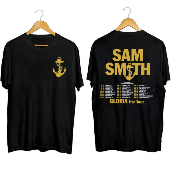 Sam Smith North American Tour 2023 Gloria Concert Short Sleeve T Shirt