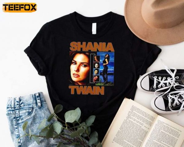 Shania Twain Retro Music Short Sleeve T Shirt