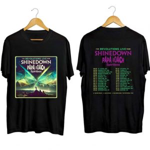 Shinedown The Revolutions Live Tour 2023 Short Sleeve T Shirt
