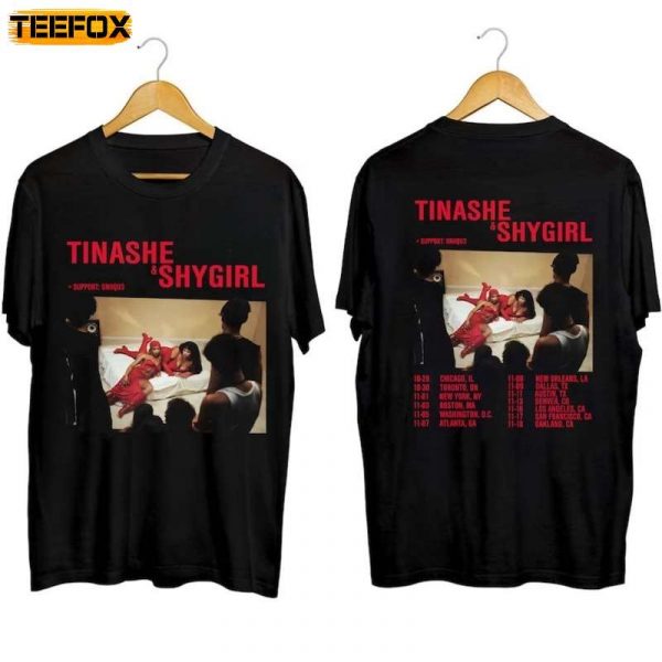 Shygirl and Tinashe Co Headlining Tour 2023 Adult Short Sleeve T Shirt