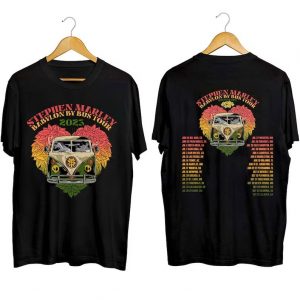 Stephen Marley Babylon By Bus Summer Tour 2023 Short Sleeve T Shirt