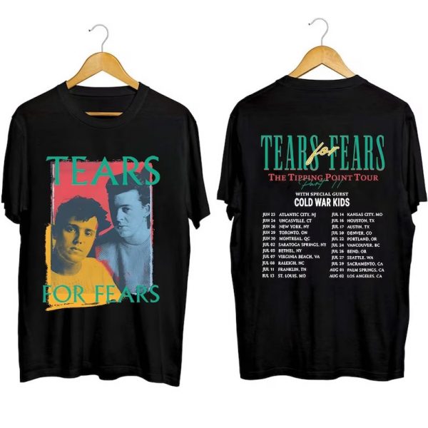 Tears for Fears The Tipping Point Concert 2023 Short Sleeve T Shirt