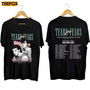 Tears for Fears The Tipping Point Tour 2023 Adult Short Sleeve T Shirt