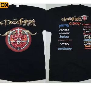 The Ozzfest 2000 Vintage Concert Tour Devil Short Sleeve T Shirt