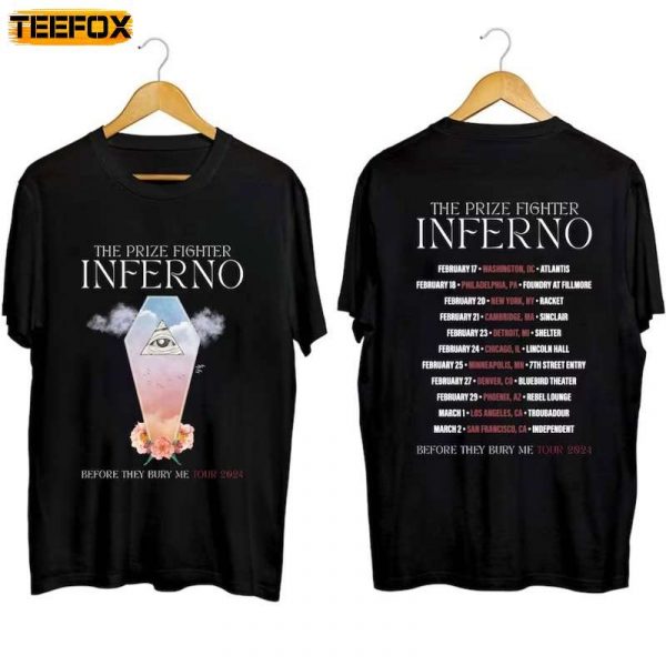 The Prize Fighter Inferno Tour 2023 Adult Short Sleeve T Shirt