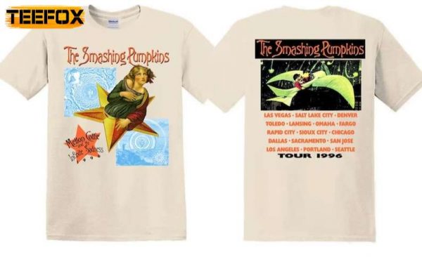 The Smashing Pumpkins Mellon Collie And The Infinite Sadness Tour 1996 Short Sleeve T Shirt