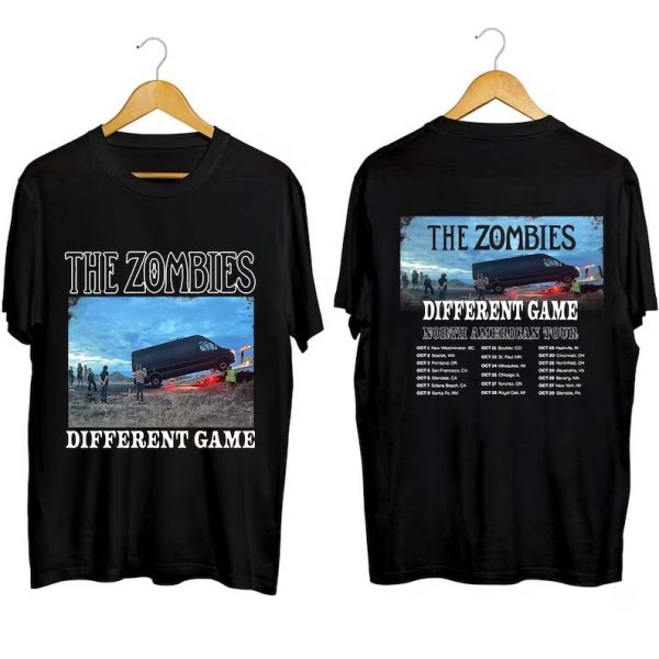 The Zombies Different Game Tour 2023 Short Sleeve T Shirt