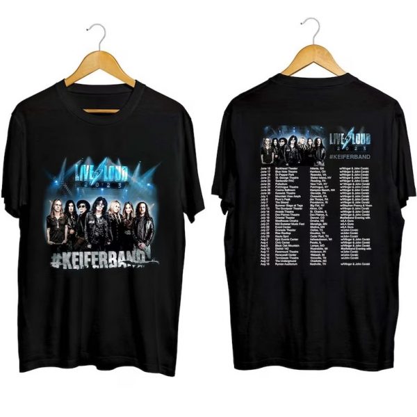 Tom Keifer Keifer Band Live Loud Tour 2023 Concert Short Sleeve T Shirt