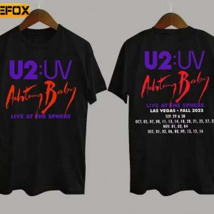 U2 Achtung Baby Live at Sphere Short Sleeve T Shirt