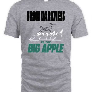 Aaron Rodgers Wearing From Darkness To The Big Apple Adult Short Sleeve T Shirt