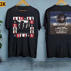 Achtung Baby Live At Sphere U2 Band Adult Short Sleeve T Shirt