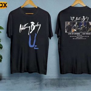 Achtung Baby Tour 2023 U2 Band Short Sleeve T Shirt
