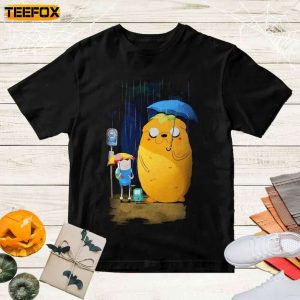 Adventure Time Spirited Away In The Rain Short Sleeve T Shirt