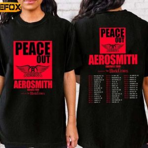Aerosmith 2023 2024 with The Black Crowes Tour Adult Short Sleeve T Shirt