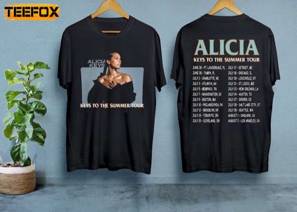 Alicia Keys So Happy It Hurts Tour 2023 Short Sleeve T Shirt