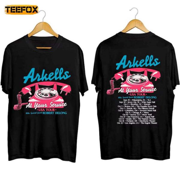 Arkells At Your Service Tour 2023 Adult Short Sleeve T Shirt