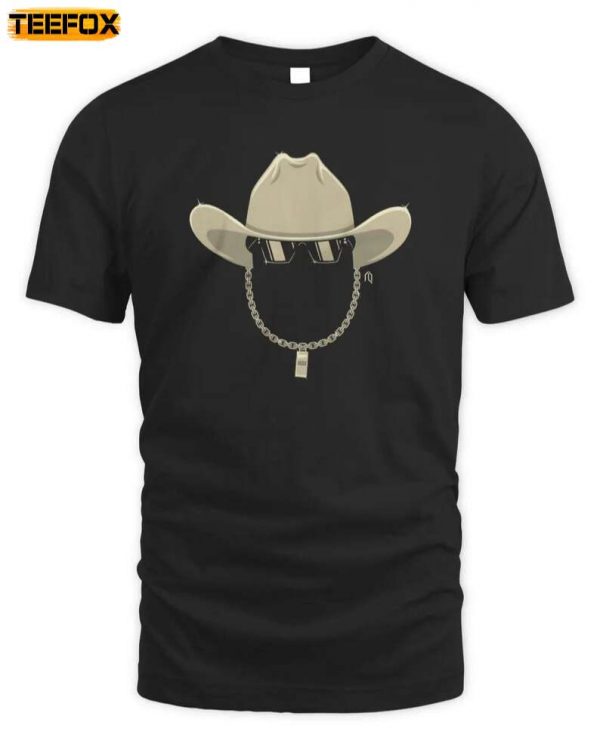 Athlete Logos Golden Coach Cowboy Hat Adult Short Sleeve T Shirt