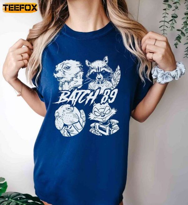Batch 89 Rocket Racoon and Friends Guardians Of The Galaxy Short Sleeve T Shirt