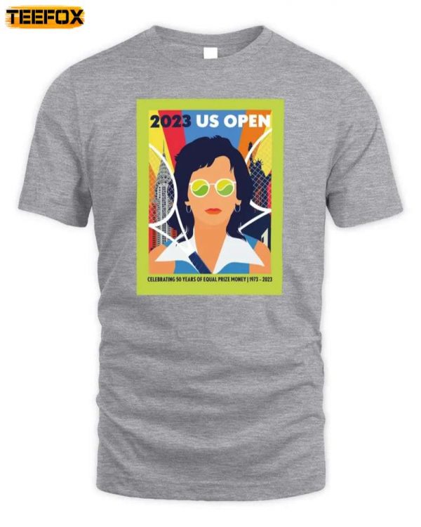 Billie Jean King US Open 2023 Adult Short Sleeve T Shirt