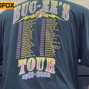 Buc'ee's Tour 1982 2022 Short Sleeve T Shirt
