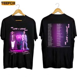 Colton Dixon Jordan Feliz The Love Light Tour 2023 Short Sleeve T Shirt