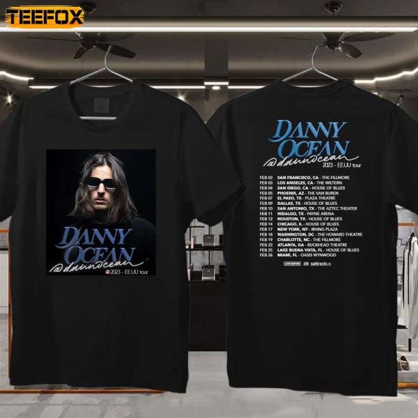 Danny Ocean US Tour 2023 Adult Short Sleeve T Shirt