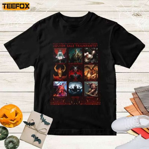 Diablo Prime Evils Character Adult Short Sleeve T Shirt