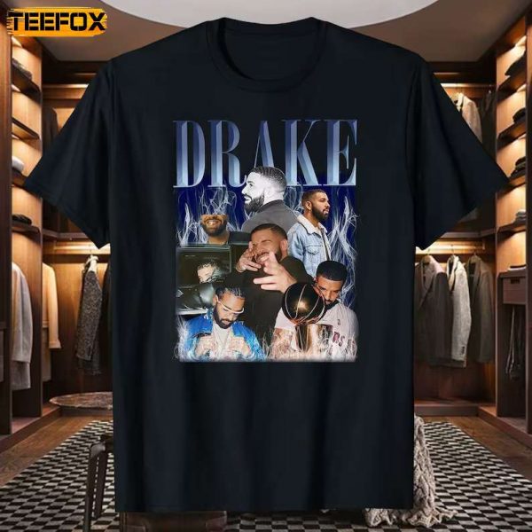 Drake Rapper Faces Adult Short Sleeve T Shirt
